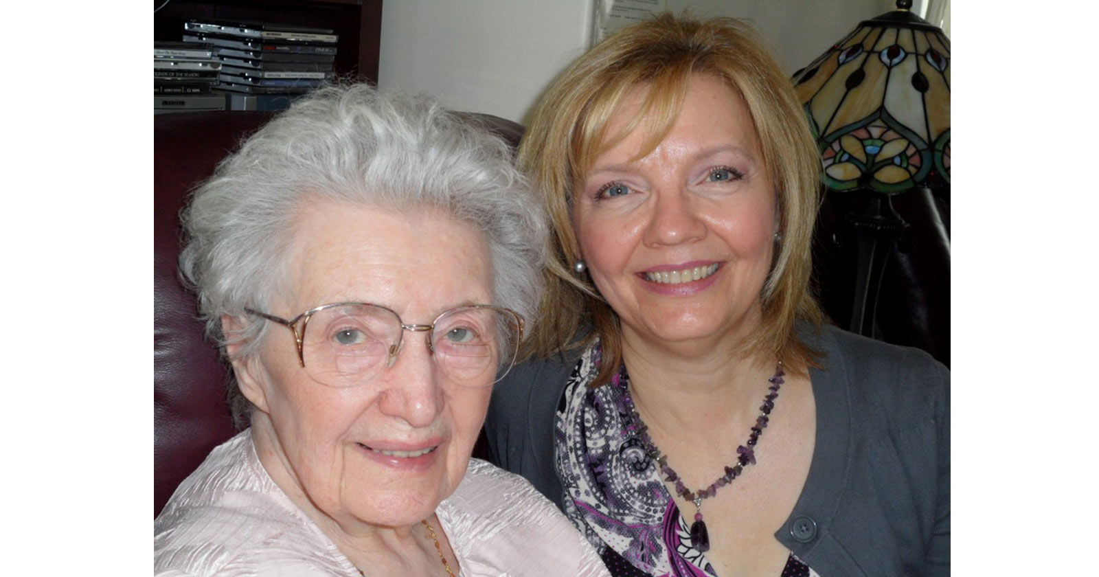 Adelina Martens with daughter, Doralyn Heinrichs in 2011