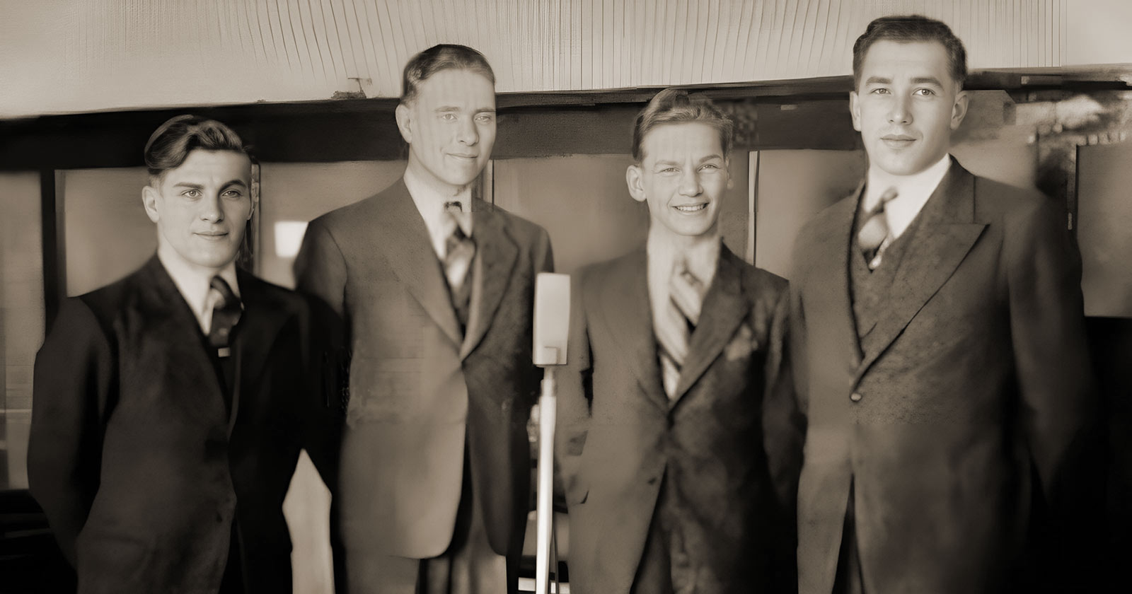 Briercrest Quartet- Murray Williams, Ted Bergren, Roy Martens, Harry Penner.