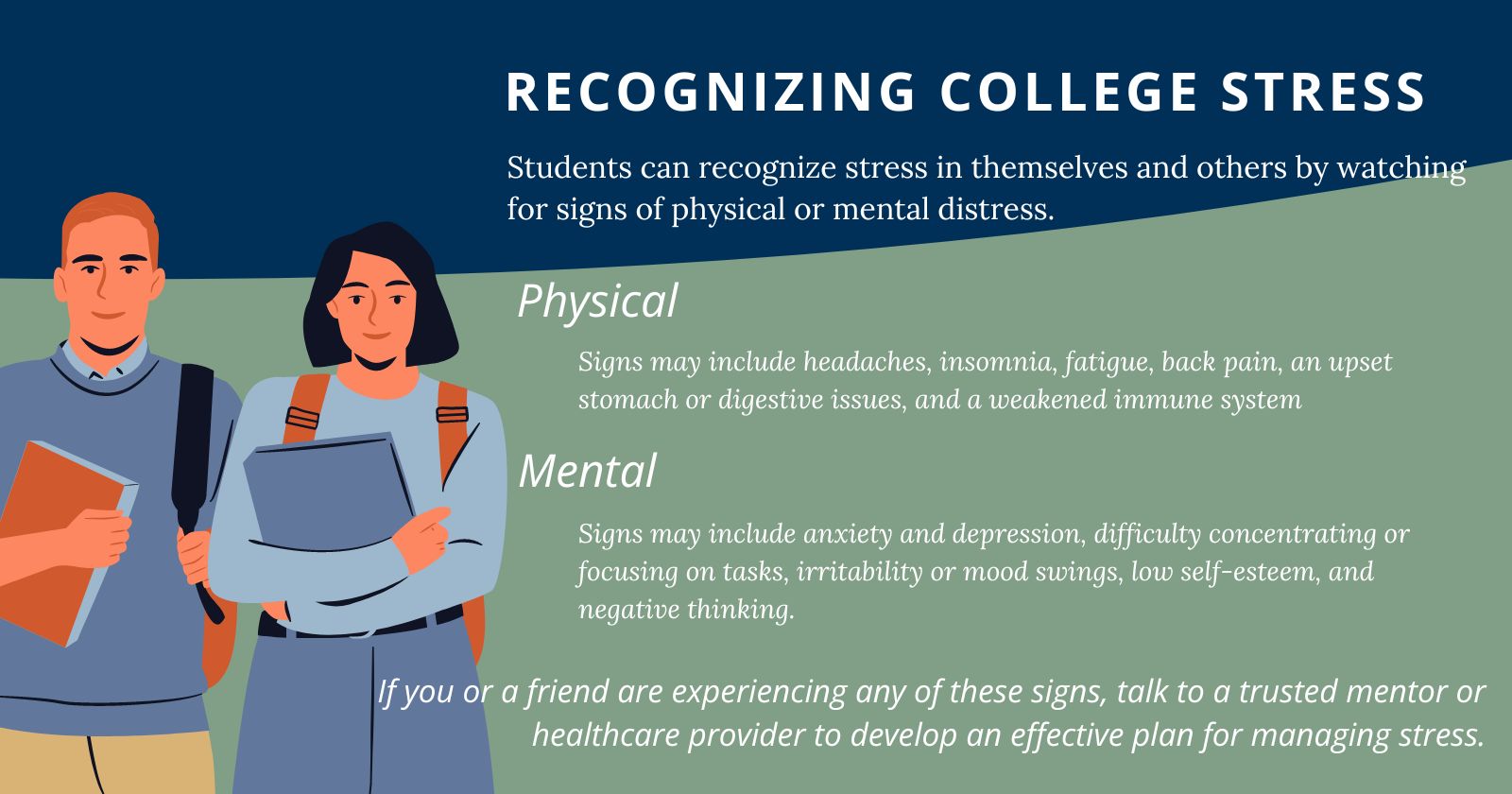 College Stress Graphic