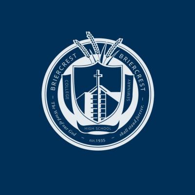 crest on blue